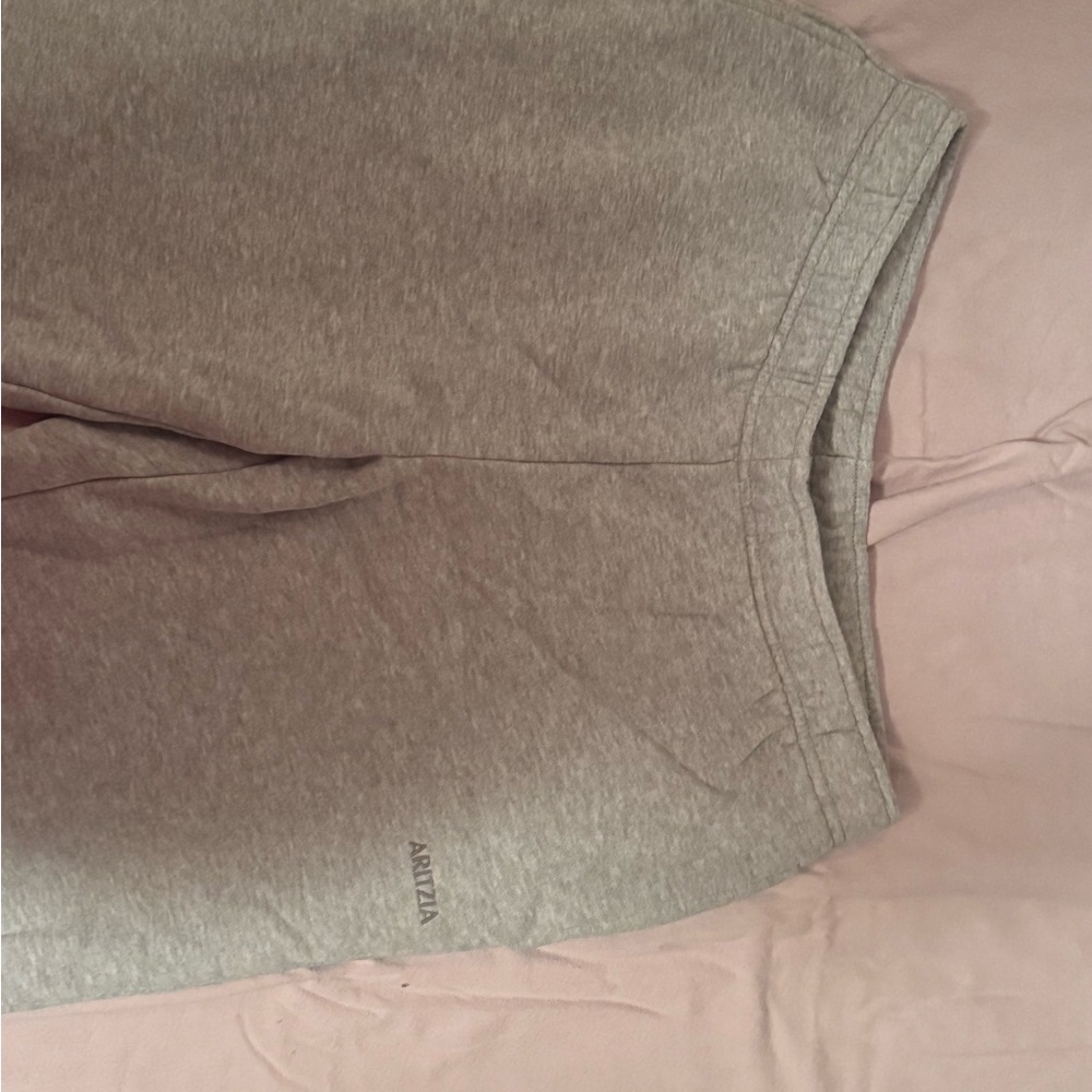 Aritzia Gray Mega Straight Leg Sweats